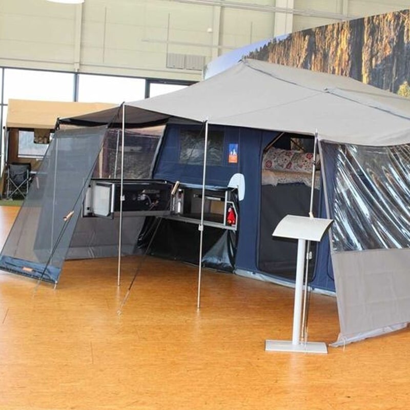 Hoge Daktent Keukenerker TrailDog Umber V2A