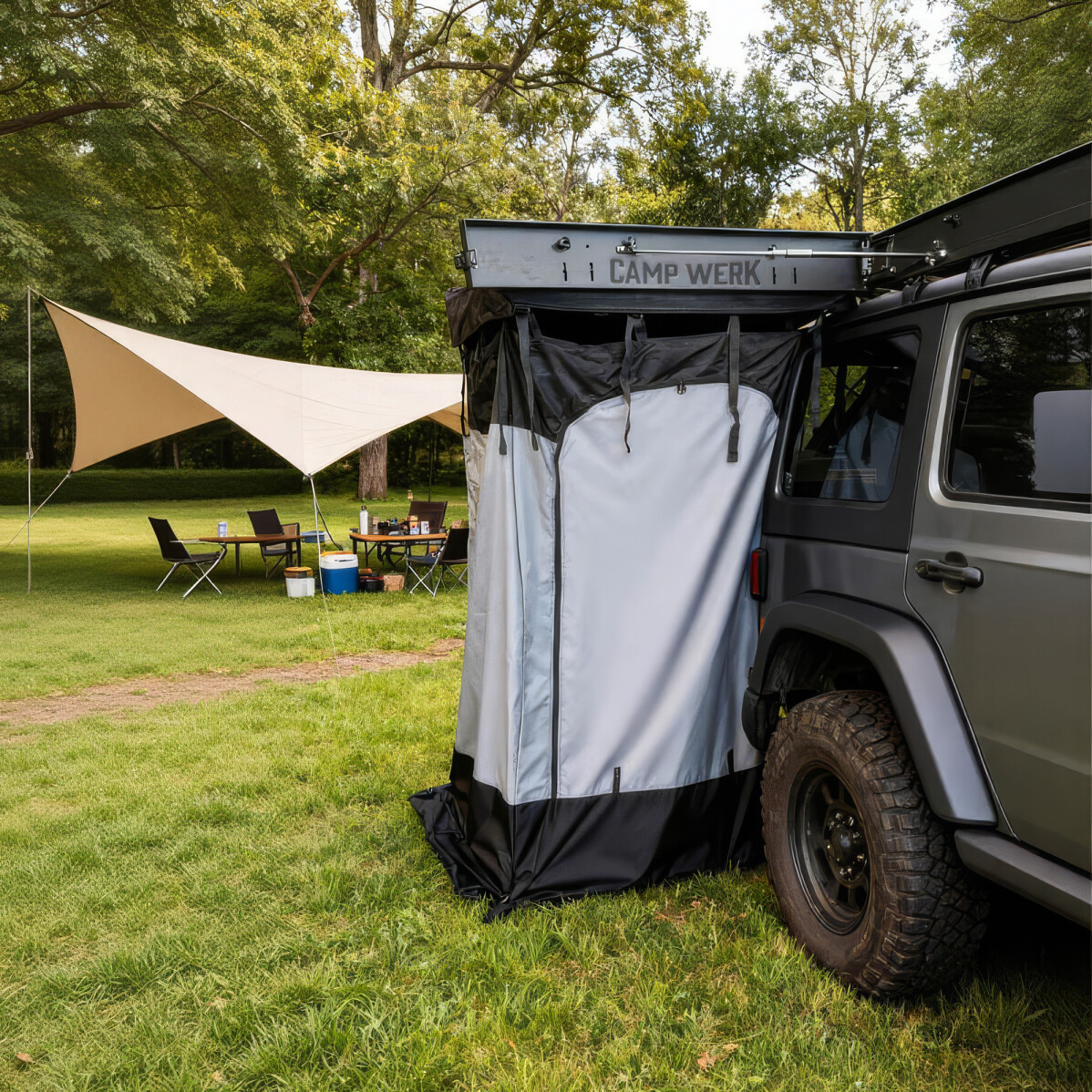 Draaibeugel voor CAMPWERK Douchetent