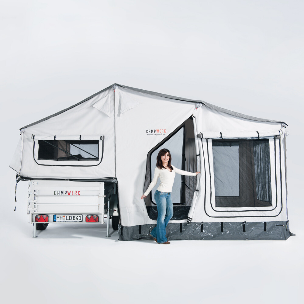 ONROAD tenttrailer met FAMILY aanhangerset