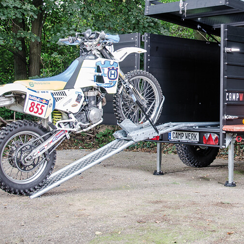 Aluminium oprijplaat afmetingen: 185x30 cm