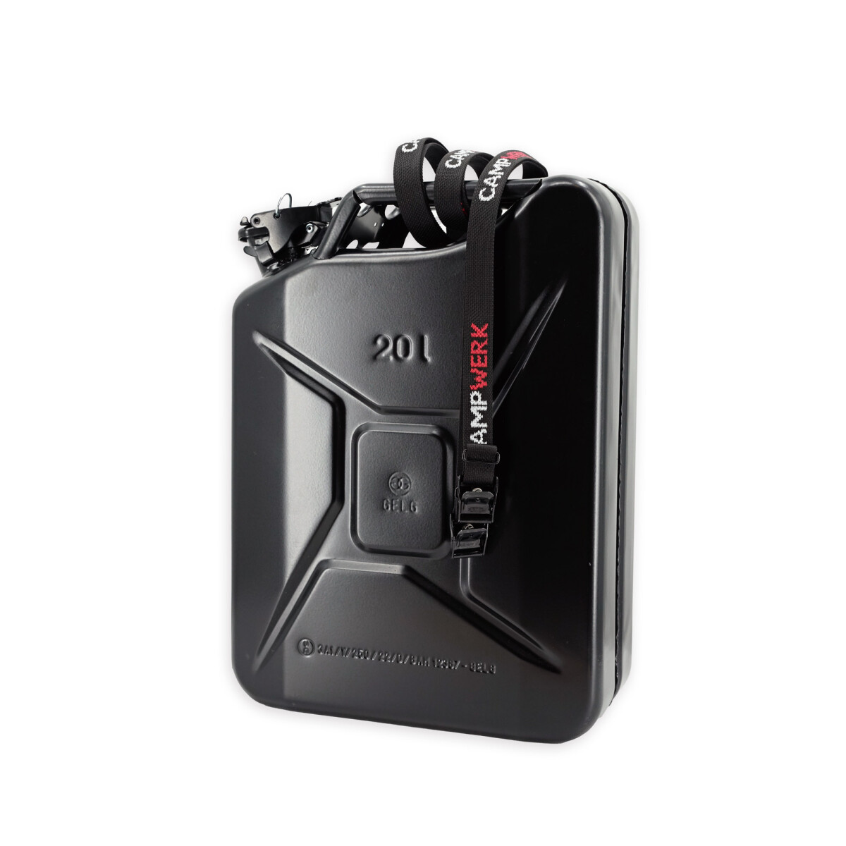 20 L Jerrycan gemonteerd incl. houder