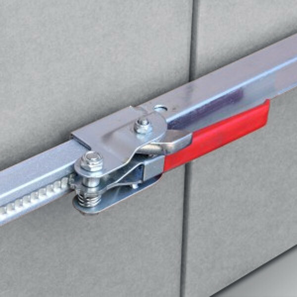 Spanstang/Klembalk met Rubbervoeten 1200-1570mm