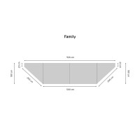 Zonnescherm CampWing voor FAMILY tenttrailer